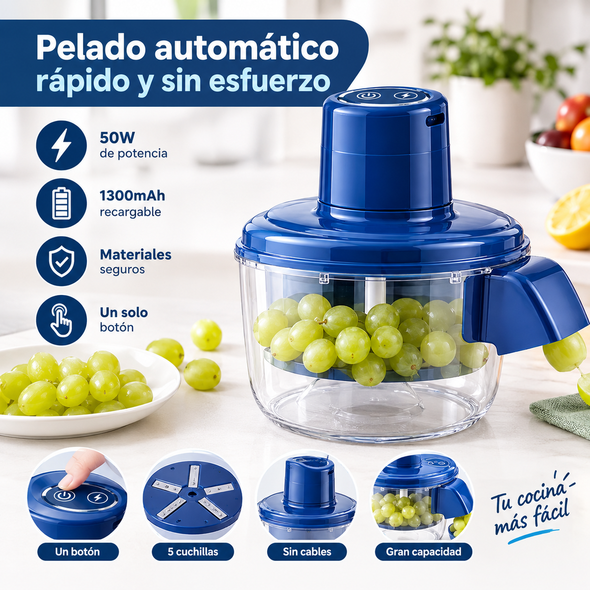 Pelador Eléctrico Automático - EasyPeel Pro