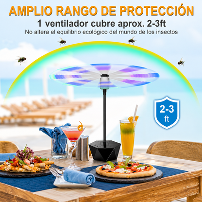 Ventilador repelente de moscas para mesa (Fly Free)