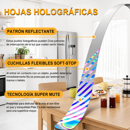 Ventilador repelente de moscas para mesa (Fly Free)