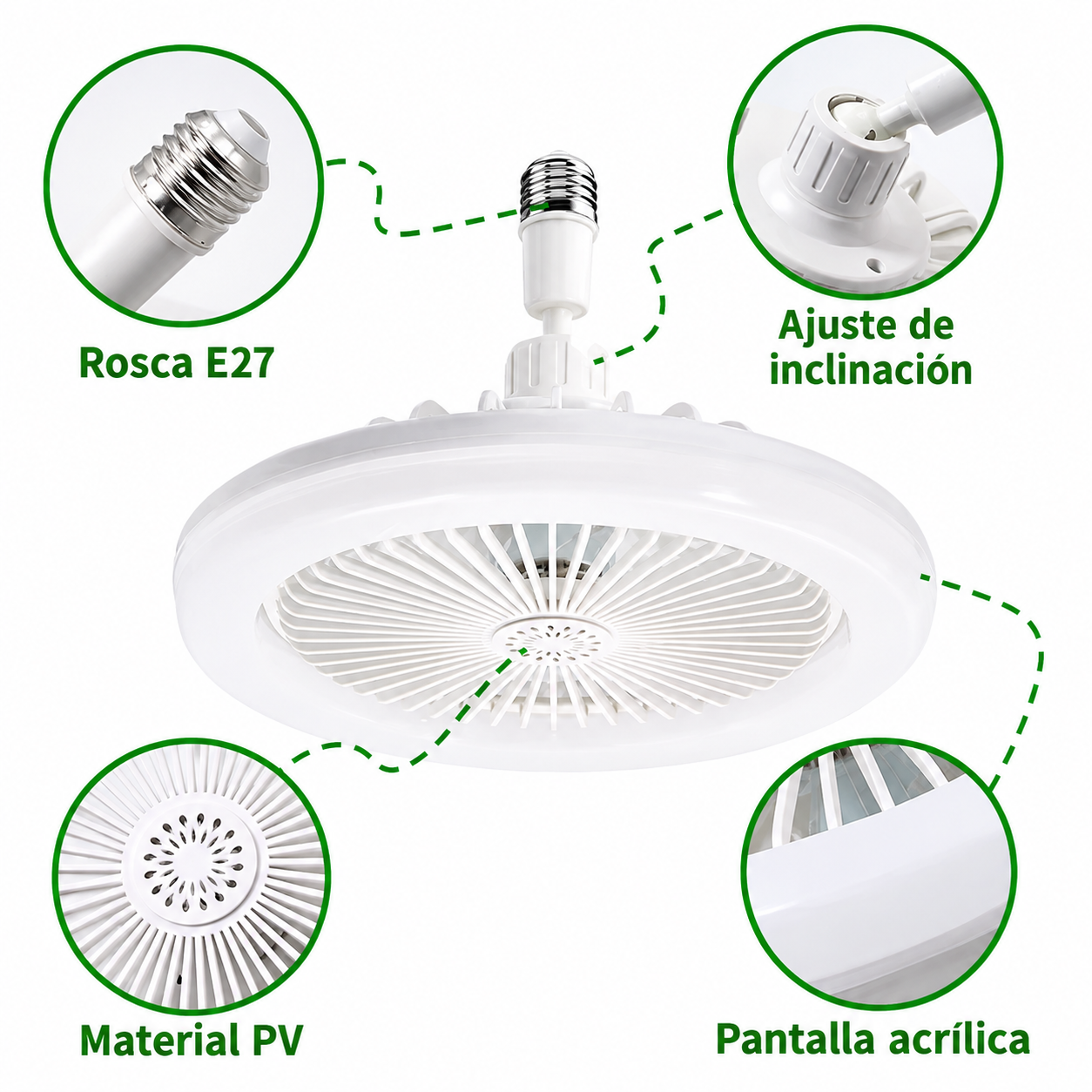 Ventilador de techo 2 en 1 (AirFlow Pro)